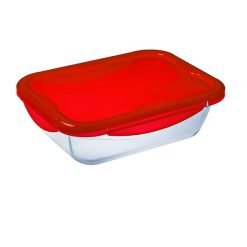 *Fuente Rectangular C/tapa 1.7 Lt 24x18x6 cms 282C