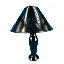 Lampara Columna Negra Q271060-1 25/41 cms