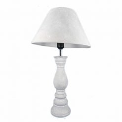 Lampara Imit Piedra Columna 49 cms.