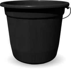 Balde 7 litros negro 0056250107