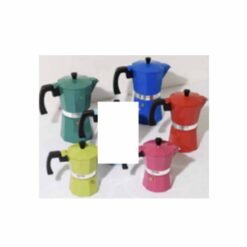 Cafetera PRISMA Italiana 6 tazas varios colores