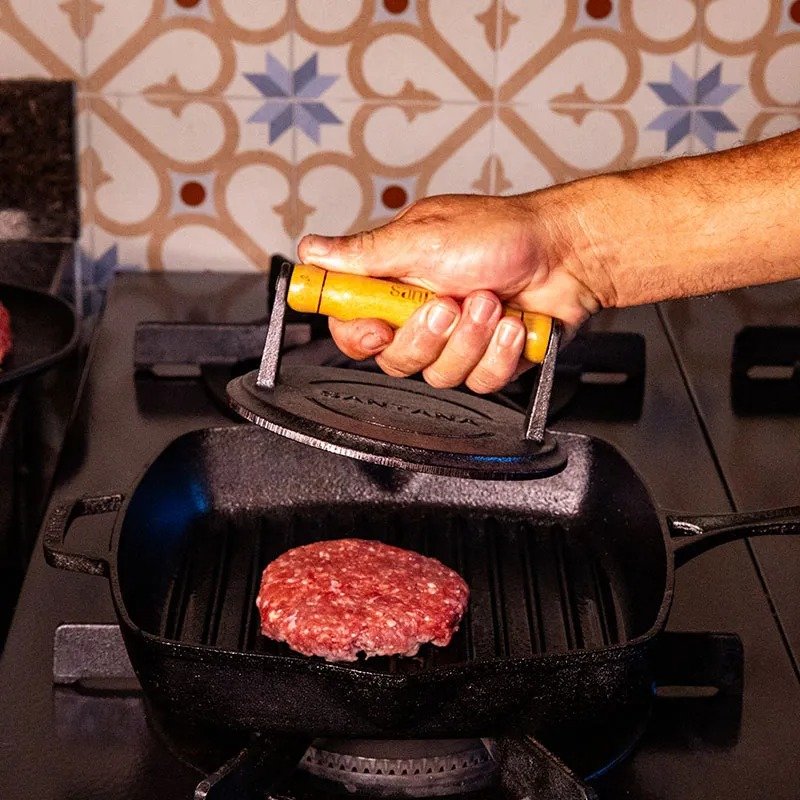 Prensa hierro para carne 17x11x cm SANTANA - Imagen 2