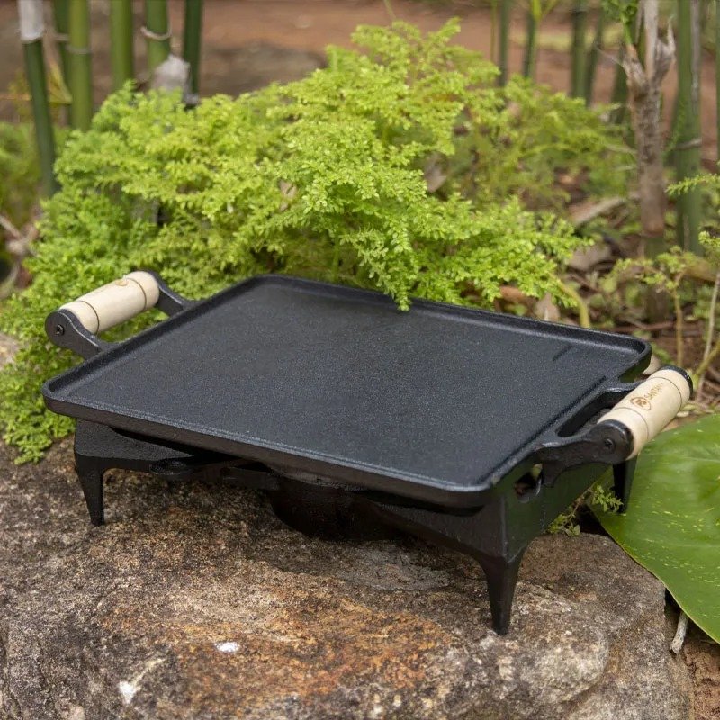 Brasero hierro con mechero 38x24x10 cm SANTANA - Imagen 2