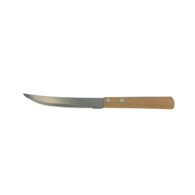 KUTT 12 Cuchillos de carne mango madera