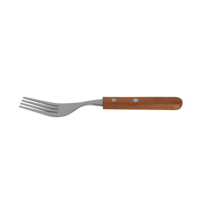 KUTT 12 Tenedores de mesa mango madera