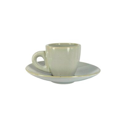 Taza de café con plato 80 ml
