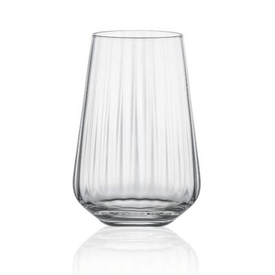 Set vasos Optic 400 ml x6 BOHEMIA