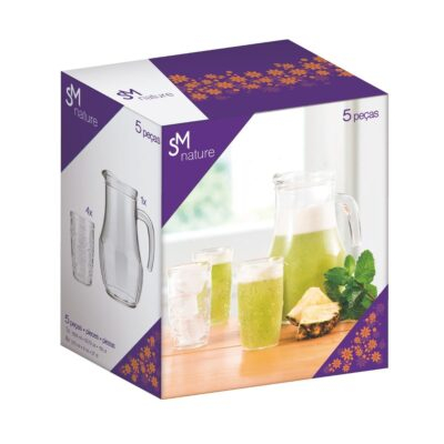 Set Jarra y 4 vasos SEMPRE