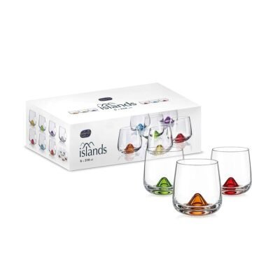 Bohemia Harlequin 6 vasos 300 ml    593401842925
