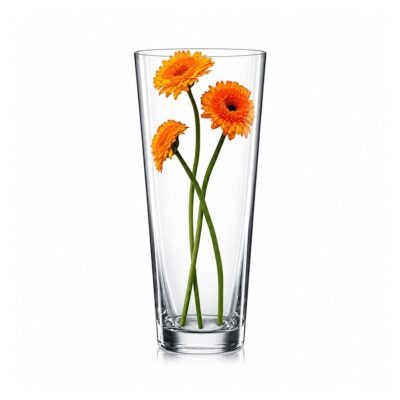 Florero conico 25 cms BOHEMIA