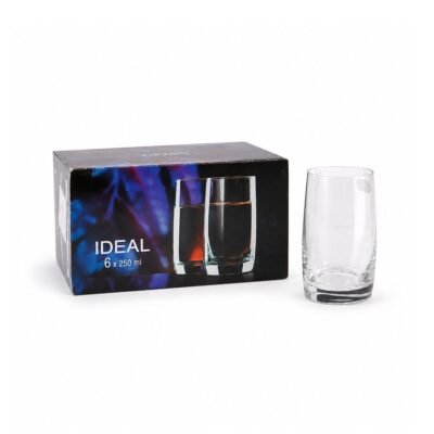 Set vasos Ideal 250 ml x6 BOHEMIA