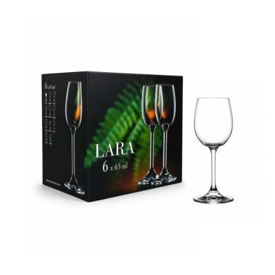 Set copas Lara licor 65 ml x6 BOHEMIA