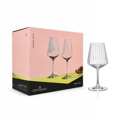 Set copas Optic 350 ml x6 BOHEMIA