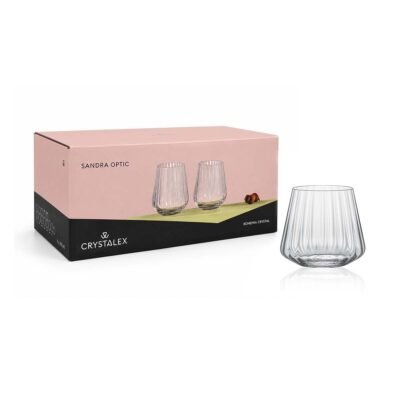 Set vasos Optic 400 ml x6 BOHEMIA