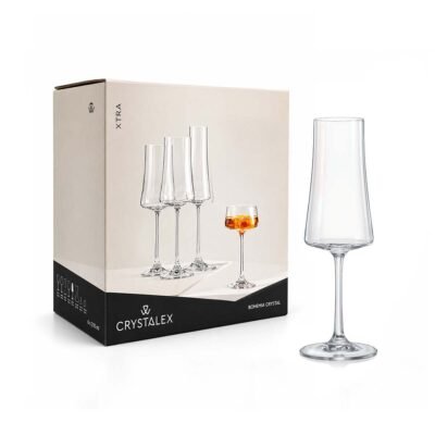 Set copas Xtra flauta 210 ml x6 BOHEMIA
