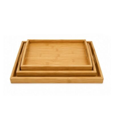 Set 3 bandejas  Bamboo 47x35
