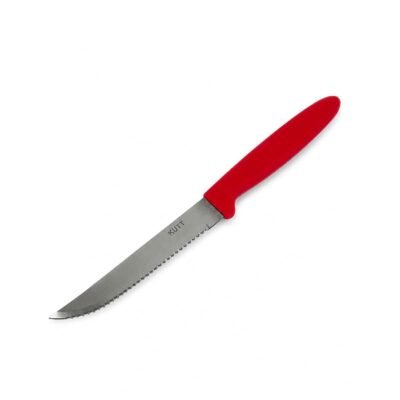 Cuchillo KUTT mango plástico rojo