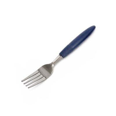 Tenedor KUTT mango plástico azul