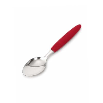 Cuchara de té KUTT mango plástico rojo