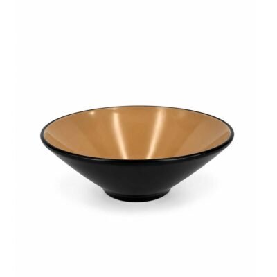 Bowl ensaladera melamina bicolor 18x6 cm