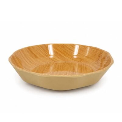 Bowl ensaladera melamina bambú 22x5 cm