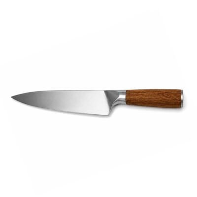 Cuchilla mango madera KUTT 23 cms espesor 2.5 mm