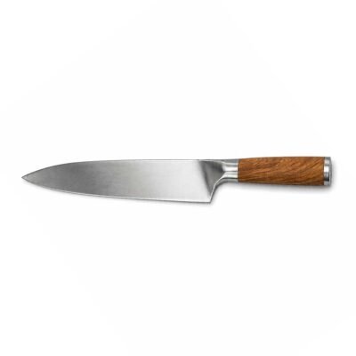 Cuchilla mango madera KUTT 28 cms espesor 2.5 mm