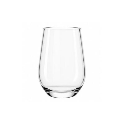 6 Vasos  vidrio  385 ml 6.5x11.5 cms
