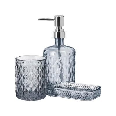 Set baño 3 piezas vidrio DMD-CRS-3BTH HO