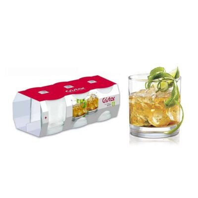 Set vasos Lexington rock x6 CRISTAR