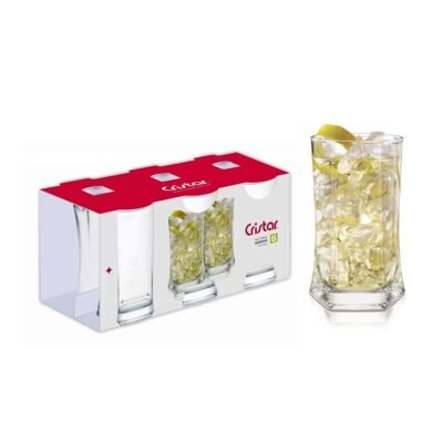 Set vasos Vivaldi alto 325 ml CRISTAR