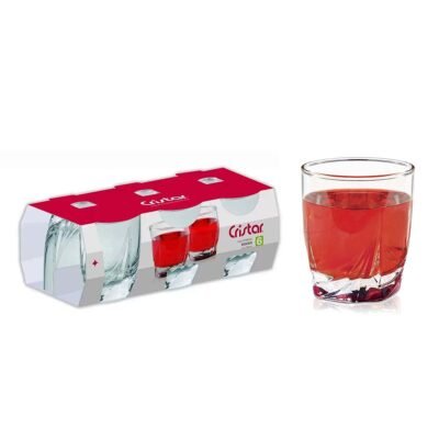 Set vasos Strauss 275 ml CRISTAR