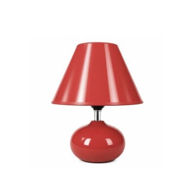 Lampara Oval Roja YF13071 22 cms