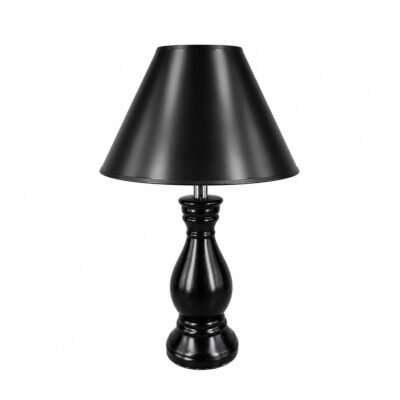 Lampara Alfil  Negra YFS 14899 34 cms.