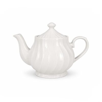 Tetera - Cafetera blanca 1 lt