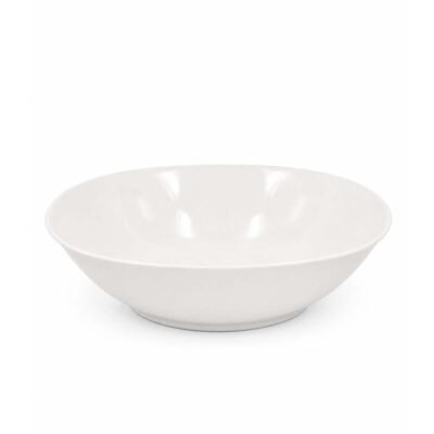Ensaladera cuadrada honda blanca 23 cm