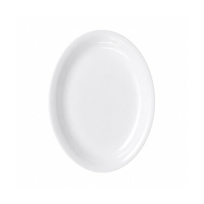 Fuente Oval 25 cms Blanco