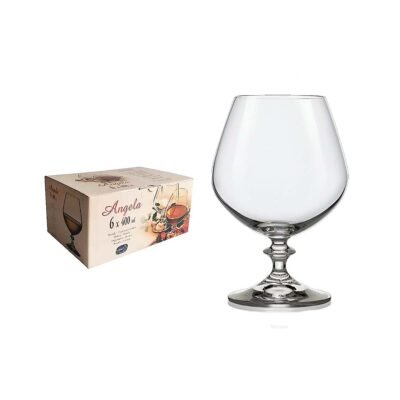 Set copas Angela cognac 400 ml x6 BOHEMIA