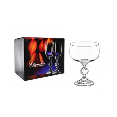 Set copas Claudia champagne ml x6 BOHEMIA