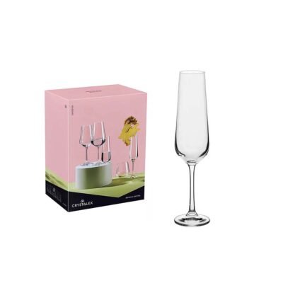 Set copas Sandra flauta 200 ml x6 BOHEMIA