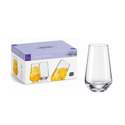 Set vasos Sandra alto 380 ml x6 BOHEMIA