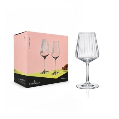 Set copas Optic 350 ml x6 BOHEMIA