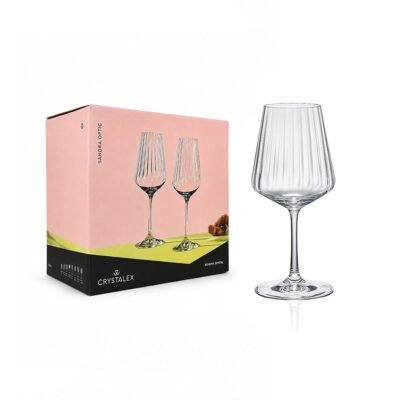 Set copas Optic 450 ml x6 BOHEMIA