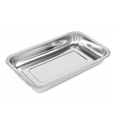 Asadera acero inox 27x20x4.8 cm PRISMA
