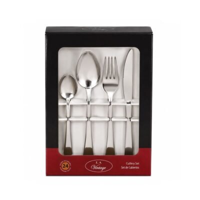 Set British 24 pzas acero