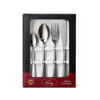Set Hotel extra 24 pzas. acero