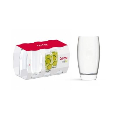 Set vasos Dubai 435 ml CRISTAR