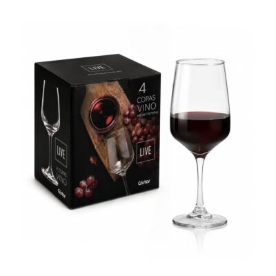 Set copas Trentino 370 ml x4 CRISTAR