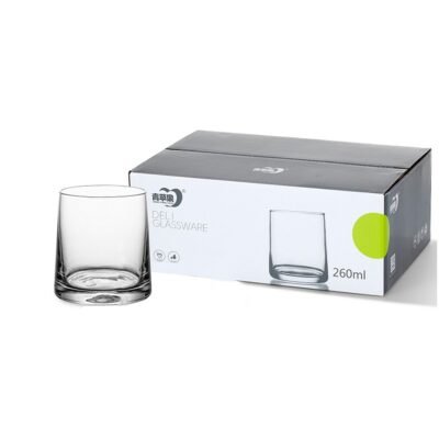 1 vaso vidrio Deli Glass 260 ml.