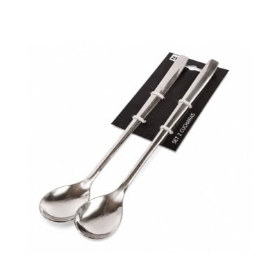 Set 2 cucharas largas 21 cms Acero